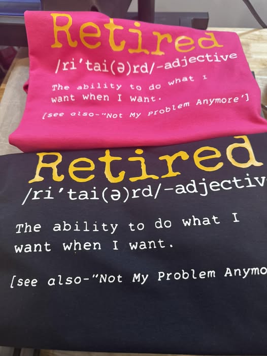 Another order completed. Happy Retirement!!